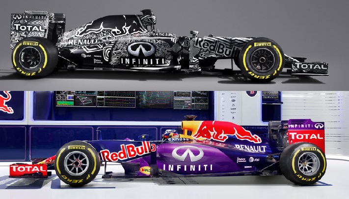 Ah se a Red Bull colocasse o carro em preto e branco por uma corrida que seja!