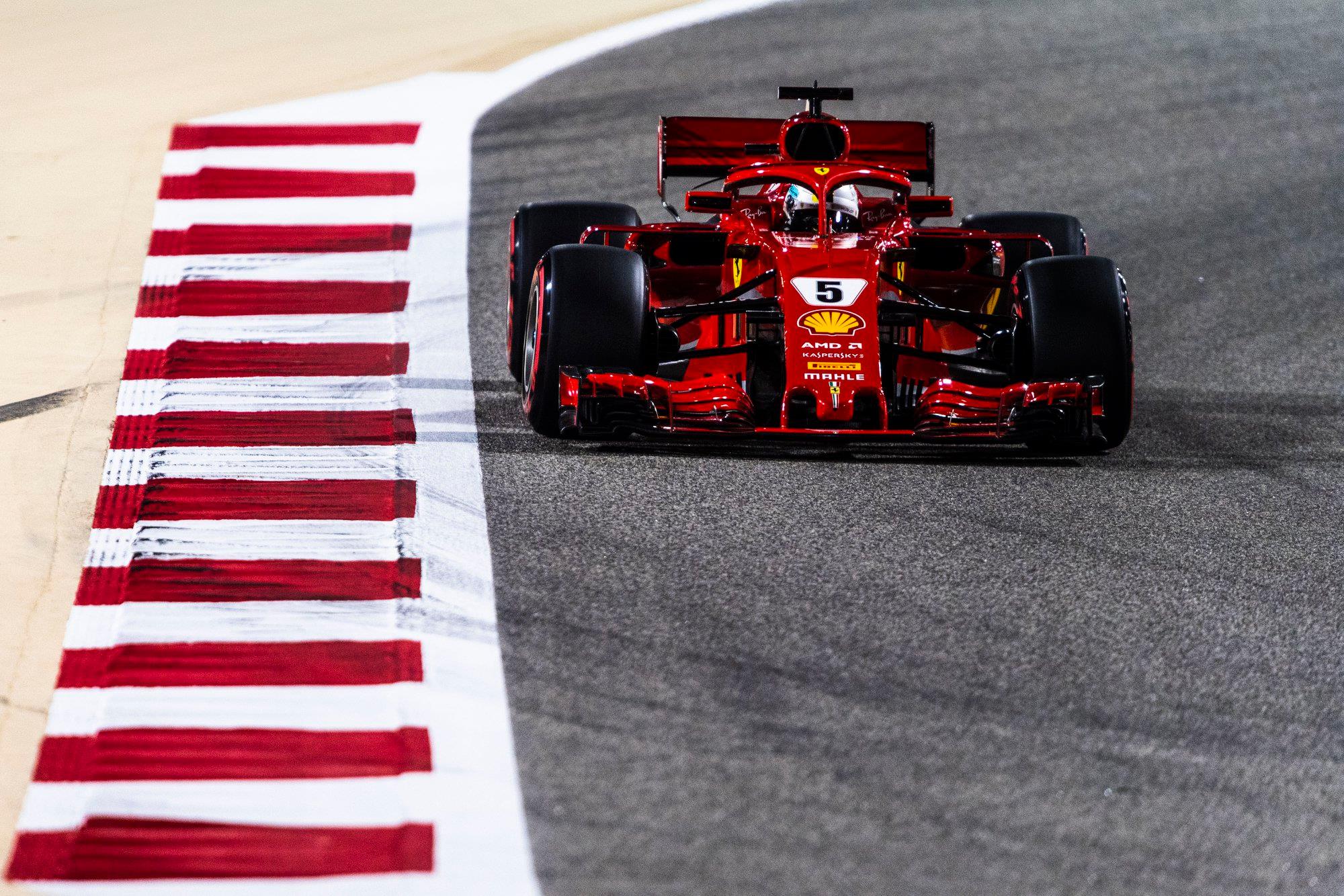 Vettel conquista vitória espetacular praticamente sem pneus no Bahrein