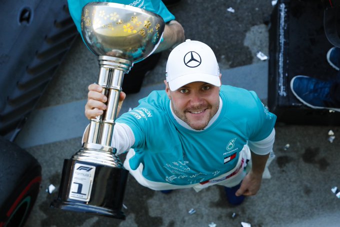 Valtteri Bottas larga muito bem e conquista 3ªvitória do ano e ajuda Mercedes a conquista o 6ºCampeonato de Construtores